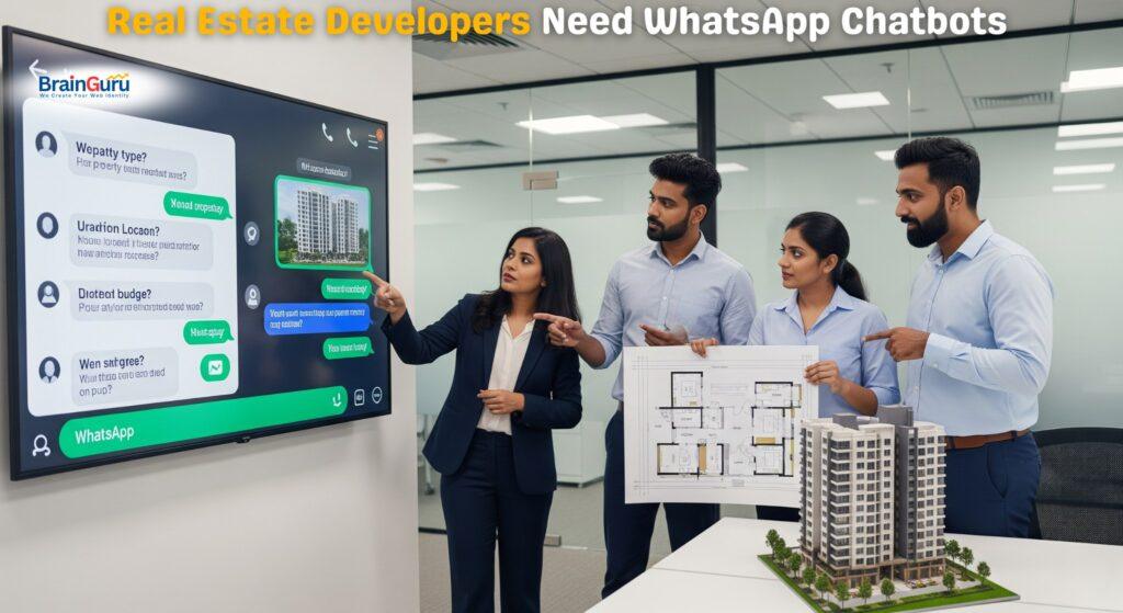 Real Estate Developers NeedWhatsApp Chatbots