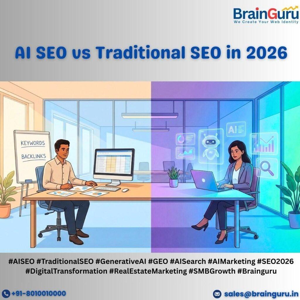 AI SEO vs Traditional SEO (2026 Guide)