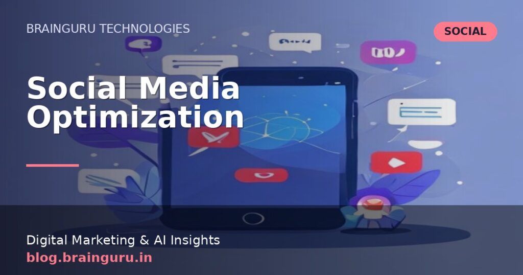 Social Media Optimization Social Media Optimization